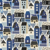 Clovelly Blue Fabric by the Metre